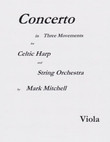 Mitchell: Concerto in 3 Movement for Celtic Harp and String Orchestra (Orchestra Parts)