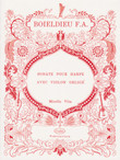 Boieldieu: Sonata Pour Harpe avec Violin