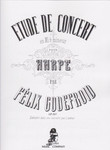 Godefroid: Etude de Concert, Op. 193 in E-flat minor for Harp Solo