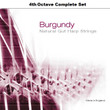 Burgundy, 4th Octave Complete