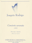 Rodrigo: Concierto Serenata (score)