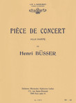 Büsser: Pièce de Concert pour Harpe