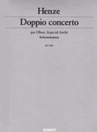Henze: Doppio Concerto (Score of Oboe & Harp Part only)