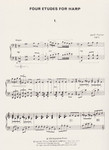 Fischer: Four Studies for Harp Solo