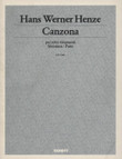 Werner Henze: Canzona per Sette Strumenti (Parts)