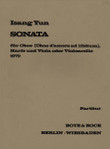 Yun: Sonata for Oboe, Harp, Viola and Cello (SCORE ONLY)