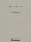 Piston: Souvenir for Flute, Viola, & Harp: Score & Parts
