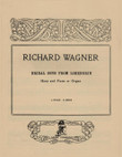 Wagner, Bridal Song from Lohengrin for Harp and Piano or Organ