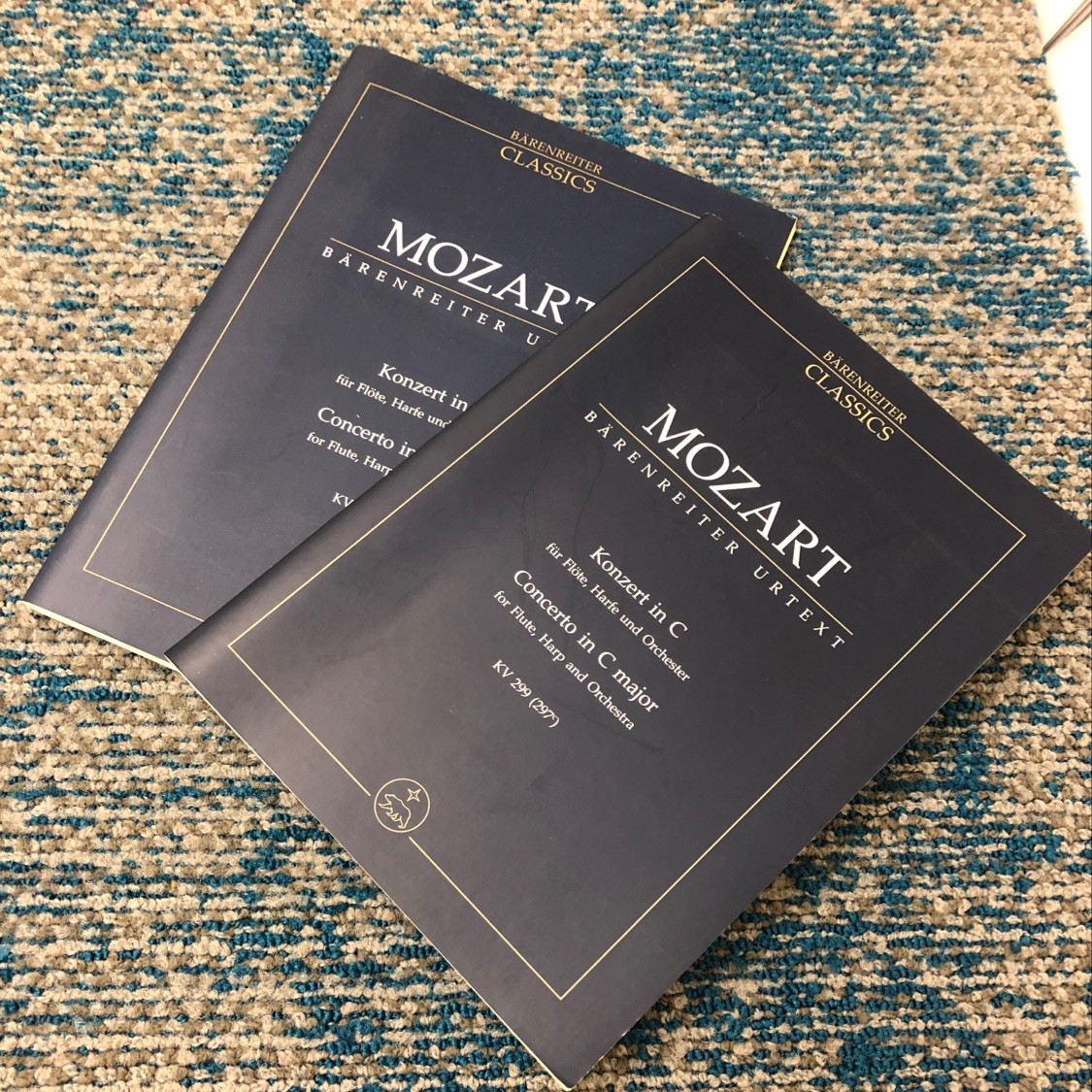 Mozart Flute and Harp Concerto Study Score - Vanderbilt Music Company