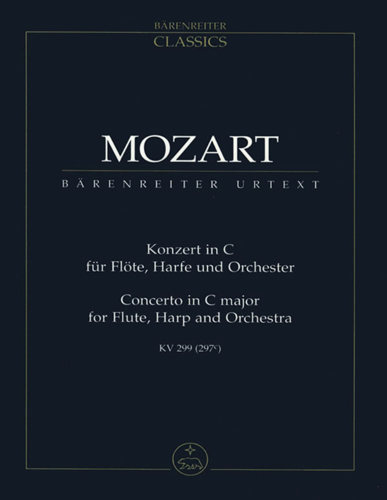 Mozart Flute and Harp Concerto Study Score - Vanderbilt Music Company