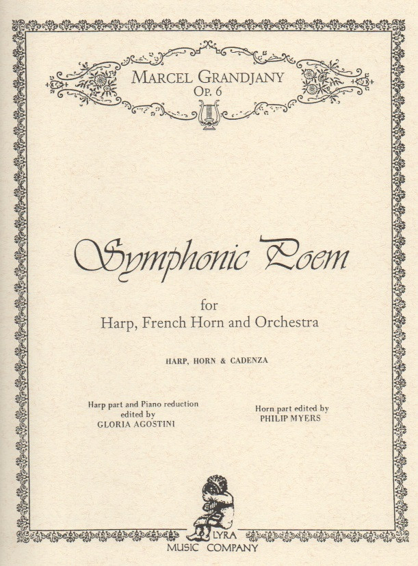 Grandjany Symphonic Poem for Harp, French Horn and Orchestra