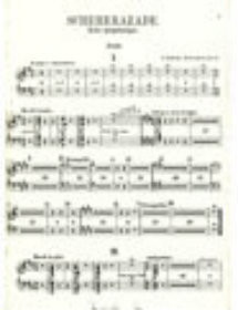 RimskyKorsakov Scheherazade Op. 35 (harp pt) Vanderbilt Music Company