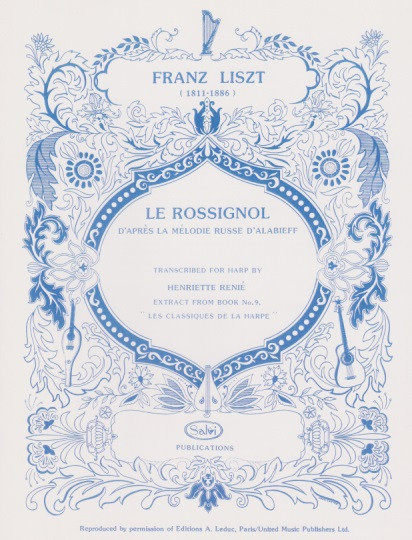 Liszt/Renie: Le Rossignol - Vanderbilt Music Company