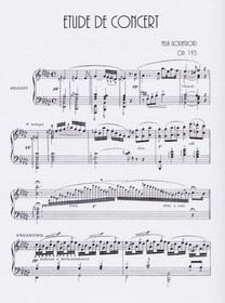 Godefroid: Etude de Concert, Op. 193 in E-flat minor for Harp Solo
