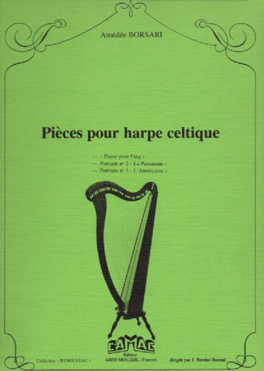 Borsari: Pieces pour harpe celtique ***Some Wear*** - Vanderbilt Music  Company