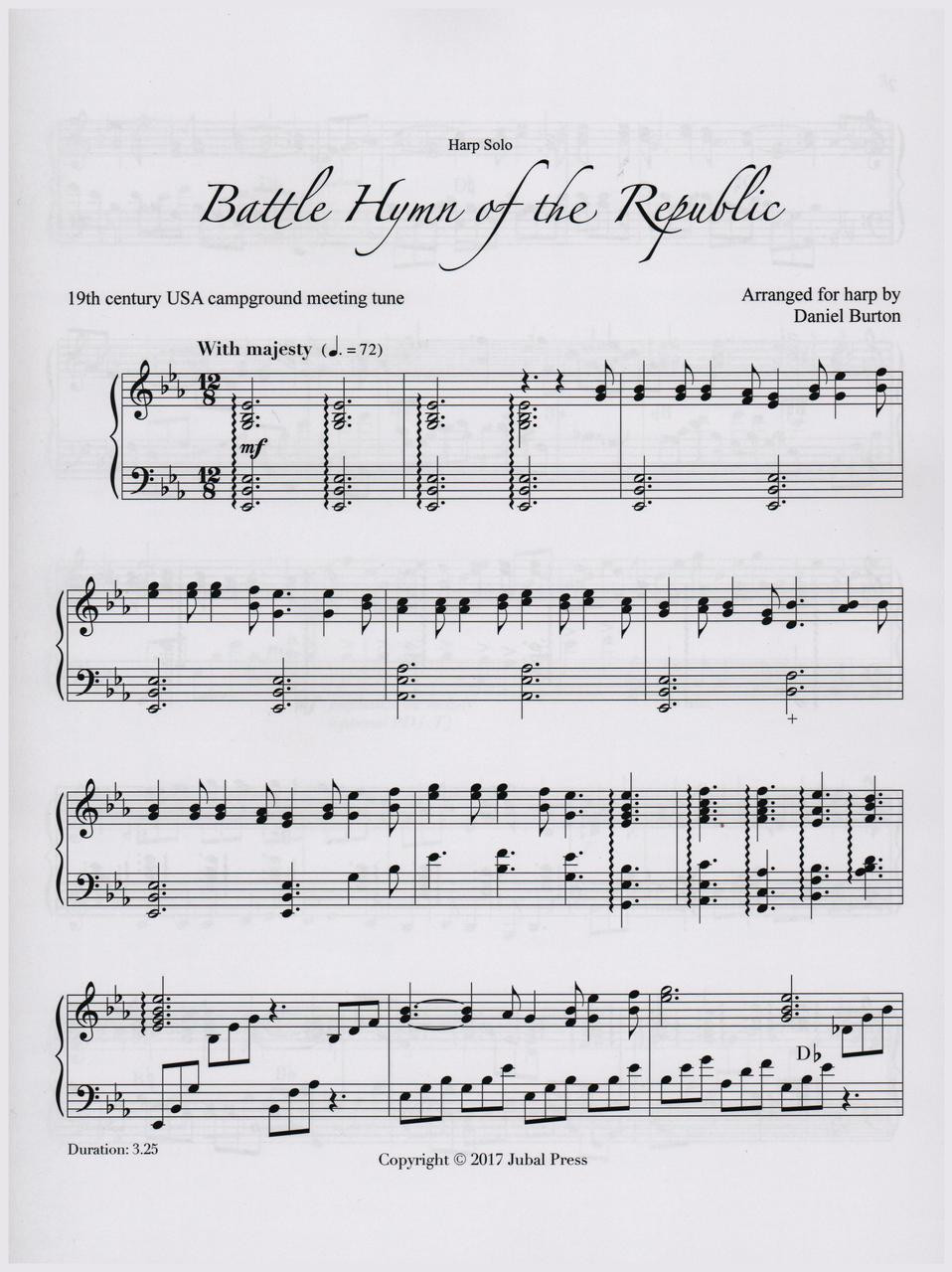 Burton: Battle Hymn of the Republic (Solo Harp) - Vanderbilt Music