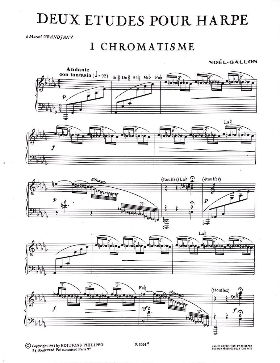 Noel-Gallon: Deux Etudes - Vanderbilt Music Company