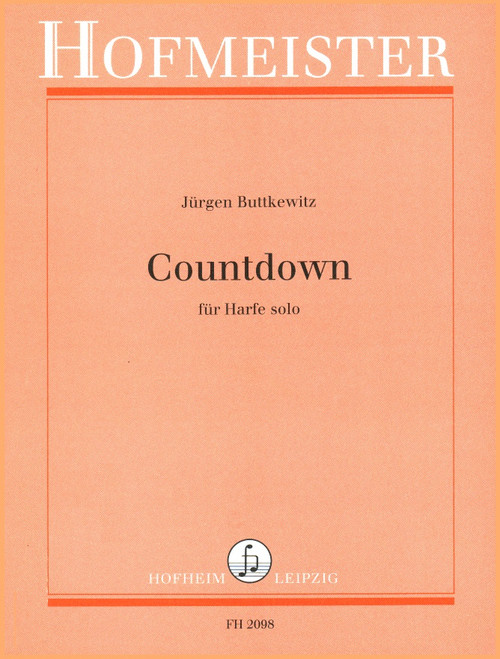Buttkewitz: Countdown fur Harfe Solo Buttkewitz: Countdown fur Harfe Solo