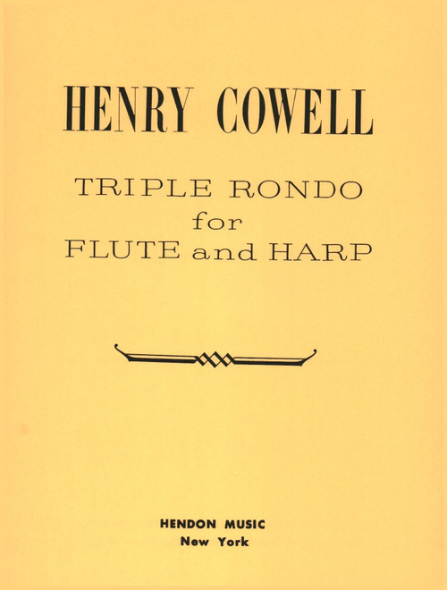 Cowell: Triple Rondo for flute and harp