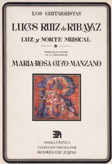 Calvo-Manzano: Lucas Ruiz de Ribayaz Luz y Norte Musical Calvo-Manzano: Lucas Ruiz de Ribayaz Luz y Norte Musical