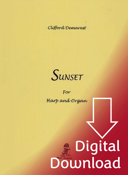 Demarest: Sunset for Harp and Organ (Digital Download)