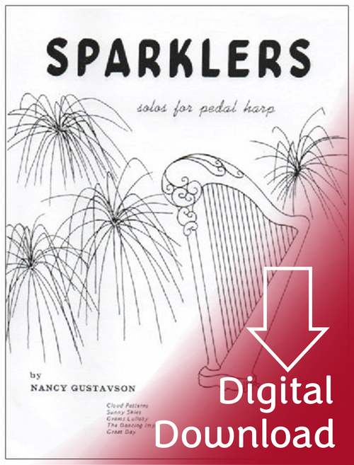 Gustavson: Sparklers Solos for Pedal Harp (Digital Download) Gustavson: Sparklers Solos for Pedal Harp (Digital Download)