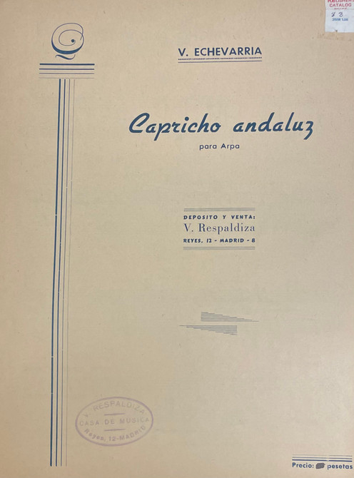 USED Echevarria: Capricho Andaluz for Harp