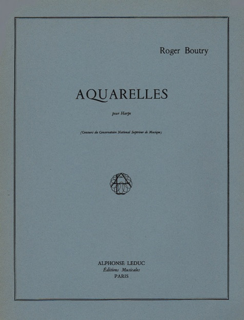 Boutry: Aquarelles pour Harpe ***Shopworn***