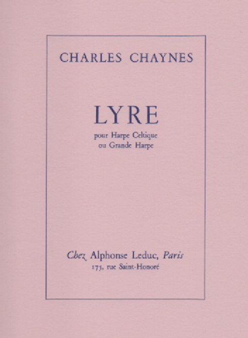 Chaynes: LYRE pour Harpe Celtique ou Grande Harpe