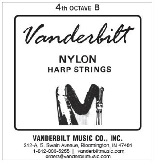 Vanderbilt Nylon, 4th Octave B