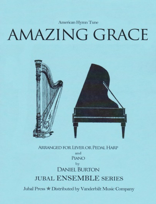 Burton (arr.): Amazing Grace for Lever or Pedal Harp and Piano