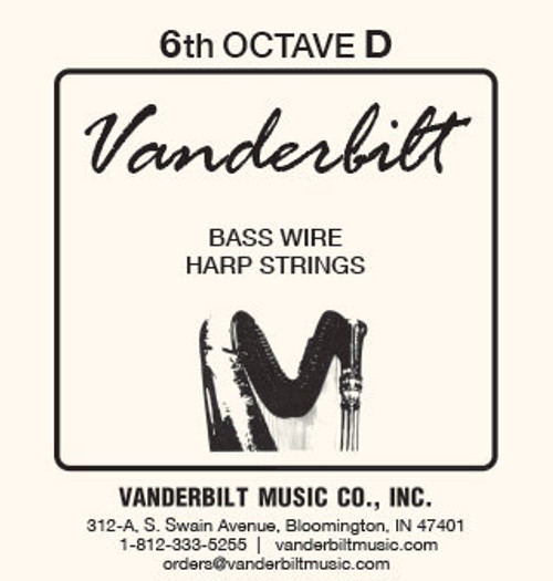 Vanderbilt Standard Bass Wire 6th octave D Vanderbilt Standard Bass Wire 6th octave D