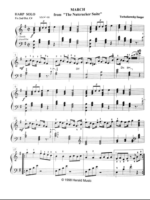 Music　Vanderbilt　'The　Suite'　from　Nutcracker　March　Tchaikovsky/Jaeger:　Company