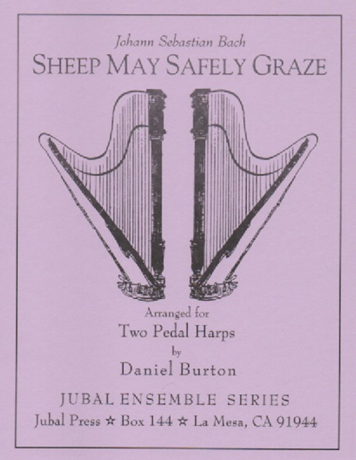 Bach/Burton: Sheep May Safely Graze (Two Pedal Harps)