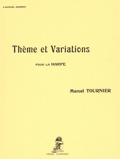 Tournier: Theme et Variations pour la Harpe