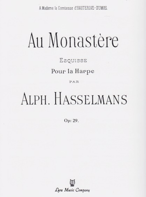 Hasselmans: Au Monastere Hasselmans: Au Monastere