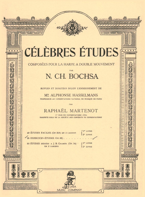 Bochsa: 25 Etudes, Op. 62