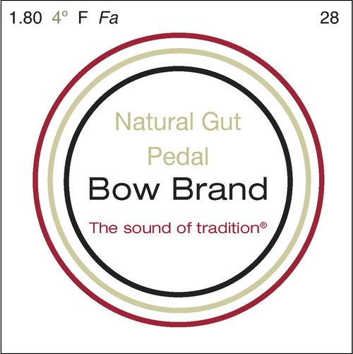 Bow Brand, 4th Octave F (Black)