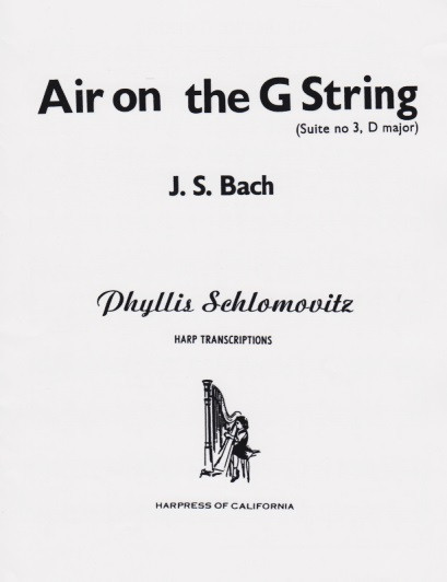 Bach/Schlomovitz: Air on the G String- USED COPY SHOPWORN