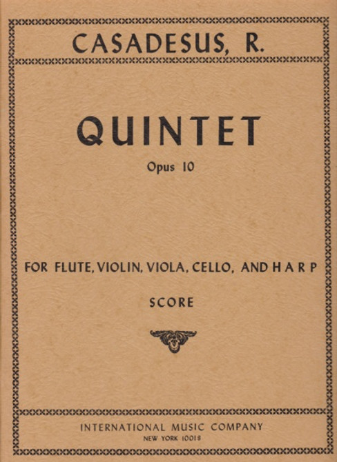 Yun: Sonata for Oboe, Harp, Viola and Cello (SCORE ONLY