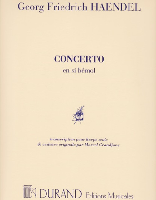 Handel/Grandjany: Concerto in B-flat (Harp Part)