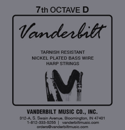 Vanderbilt Tarnish-Resistant 7th octave D