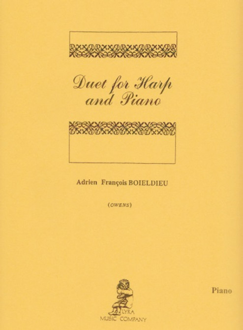 Boieldieu/Owens: Duet for Harp and Piano (piano part)