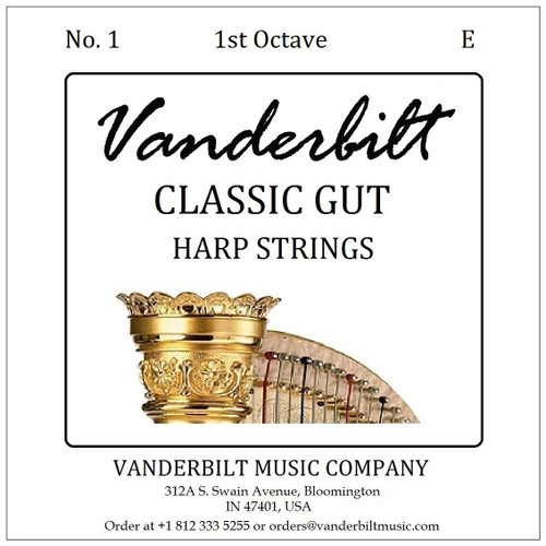 Vanderbilt Classic Gut, 1st Octave Complete Set (9 Strings