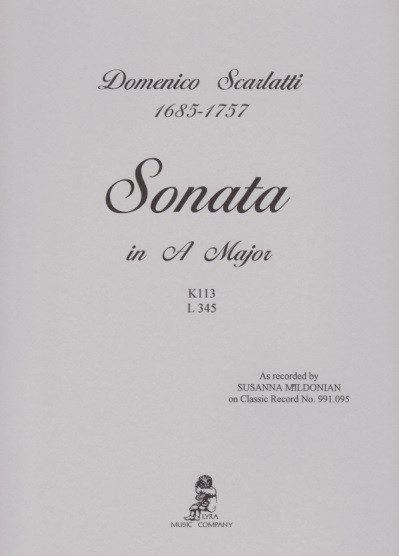 Scarlatti/McDonald&Rollo: A Collection of 17 Sonatas - Vanderbilt