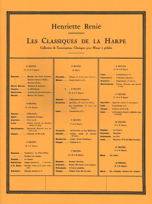 Renie: Les Classiques de la Harpe, Vol. 5 Renie: Les Classiques de la Harpe, Vol. 5