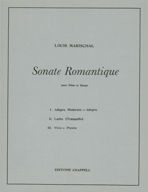 Marischal: Sonate Romantique pour flute et Harpe