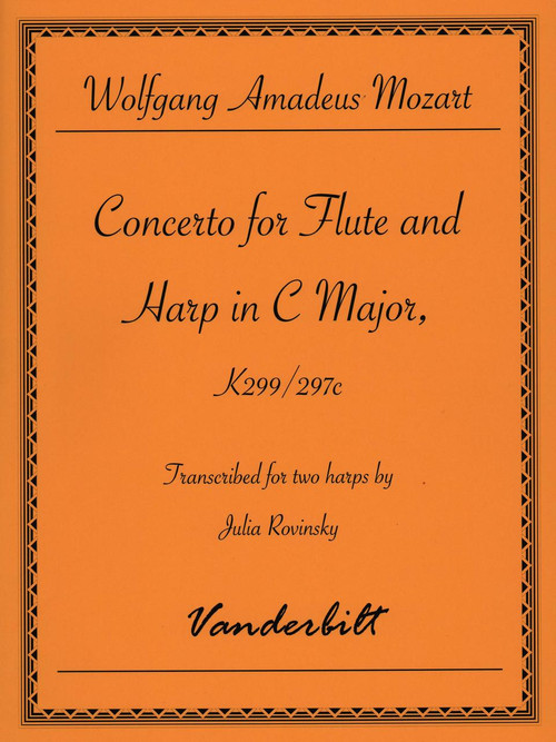 Mozart: Flute and Harp Concerto in C Major (Score) - Vanderbilt