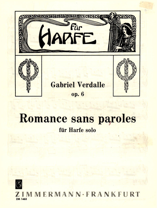 Verdalle: Romance sans parole Op. 6