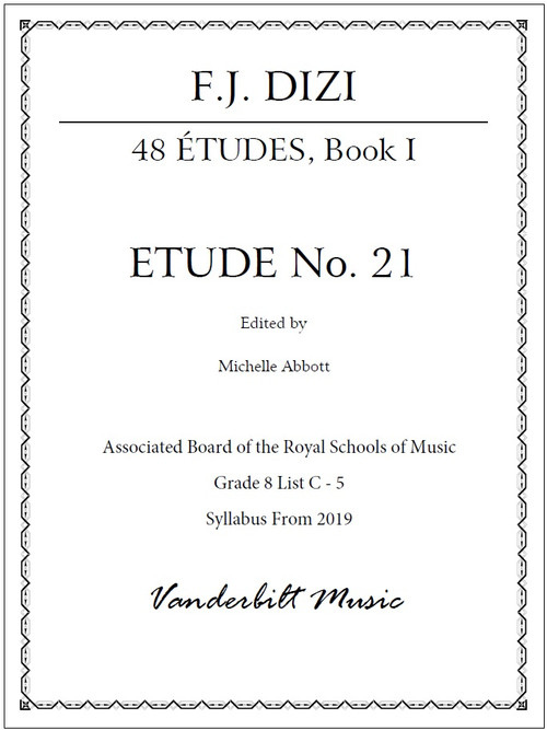 Dizi: Etude No. 21 Edited Michelle Abbott